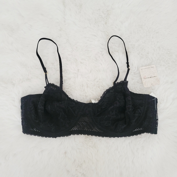 💋FREE PEOPLE REYA LACE UNDERWIRE BRA SIZE 36C - Picture 6 of 9